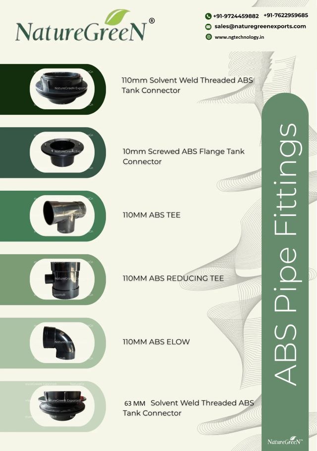 ABS Flanged Tank Adapters & Outlets